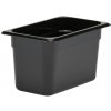 Cambro GN kontajner 1/4 150 mm z polykarbonátu, čierny | CAMBRO, Camwear