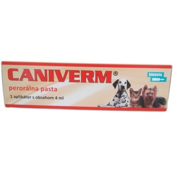 Caniverm perorálna pasta 4 ml