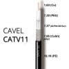 Koaxiálny kábel vonkajší zemný CAVEL CATV11, PE, 10,1mm