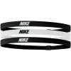 Čelenka Nike ELASTIC HEADBANDS 2.0 3 PK čierna N.100.4529.036