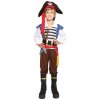Kostým dětský Pirát s modro-bílým topem vel. 7-9 let