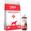 Calibra Veterinary Diets Dog Diabetes Obesity 12kg + LAB V Lososový olej pre psov a mačky 1000ml