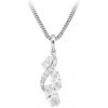 Silver Cat Strieborný náhrdelník s kubickými zirkónmi Classics SC594 (retiazka, prívesok)
