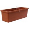 Plastkon Gardenie Smart samozavlažovací kvetináč terakota, dĺžka 100 cm