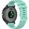 eses Jednofarebný silikónový remienok pre smart hodinky Garmin 20 mm Farba: tyrkysová