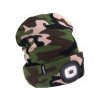 Čiapka s čelovým svetlom maskáčová 4xLED EXTOL 43464