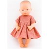Oblečenie pre bábiku Miniland 32 cm - mušelínové šaty