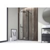 FORTE DECO WALK-IN W1P Farba rámu - Biela, Rozmer A - 150 cm, Smer zatvárania - Pravé (DX), Výplň - Acidato bezpečnostné sklo - 6 mm BDE807PDX293500