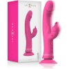 Intense - julio rabbit vibrator pink silicone