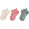 STERNTALER Ponožky nízke 3ks v baleníé ecru dievča veľ. 18 6-12m 8512481-908-18