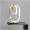 Gea Luce | Gea Luce DIVA L ORO SPAZZOLATO-LED Stmievateľná stolná lampa DIVA 17W/230V zlatá | FX0222