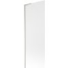 Mexen Next L, 1-krídlová vaňová zástena 70 x 150 cm, 6mm sklo námraza, 6mm číre sklo, profil brúsená oceľ, 895-070-000-03-30-97