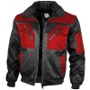 Qualitex 10004 Pilotná bunda Čierna-Červená, 4XL