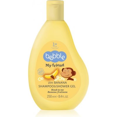 Bebble Banana Shampoo & Shower Gel šampón a sprchový gél 2 v 1 pre deti 250 ml