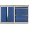 Zostava kvalitných PROFI BLUE dielenských skriniek s pracovnou doskou - MTGS1300BAL08 Blue