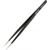 VETUS ESD 11 rovná kozmetická pinzeta čierna 14cm