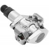 Nášľapné pedále Shimano SPD M 505 strieborná
