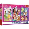 Trefl 3 x 80 Priatelia princeznej / Disney Princess