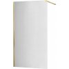 MEXEN - KIOTO Sprchová zástena WALK-IN 90x200 cm 8 mm, zlatá, zrkadlové sklo 800-090-101-50-50