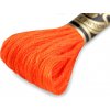 Vyšívacia priadza DMC Mouliné Spécial Cotton - oranžová tekvicová