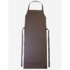 Cg Workwear Verona Dlhá pracovná zástera s trakmi 01146-01 Taupe 90 x 75 cm