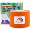 Temtex kinesio tape Tourmaline, oranžová tejpovacia páska 5cm x 5m