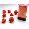 Chessex Opaque Polyhedral 7-Die Sets Orange
