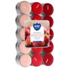 Aura Bispol Strawberry vonné čajové sviečky 30ks