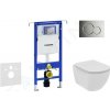 GEBERIT - Duofix Modul na závesné WC s tlačidlom Sigma01, lesklý chróm + Ideal Standard Tesi - WC a doska, Rimless, SoftClose 111.355.00.5 NE2