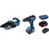 Bosch GSB 18V-50 + GAS 18V-1 šroubovák + vysavač 0615990M44