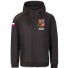 PROGRESS CZ HOODY ZIP MAN tmavo sivá Mix