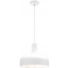 EUlight by MILAGRO Závesné svietidlo Visby, 1x biele kovové tienidlo, w