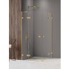 New Trendy Avexa Gold Shine XR sprchovací kút 120x110 cm štvorcová zlatá lesklé/priehľadné sklo EXK-6829