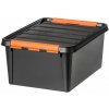 Smartstore box s vekom 40 × 30 × 19 cm 15 l čierna 3191269