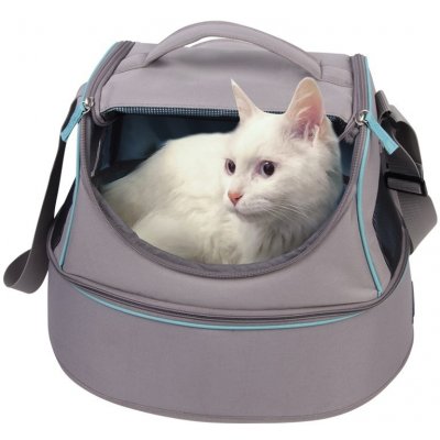 Prepravná taška pre psy a mačky z umývateľného mikrovlákna Nobby 3v1 Happy Cat