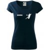 Handball sport - Dámske tričko Pure - XL ( Tmavomodrá (veľmi tmavá - skoro čierna) )