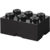 LEGO® úložný box 6 Černá