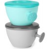 Skip Hop Misky s vrchnákom a držiakom Easy Grab 2x240ml