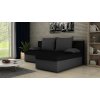 Rohová rozkladacia sedačka OTIS čierno-tmavošedá