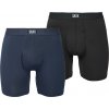 Pánske boxerky SAXX, VIBE XTRA SOFT COMFORT BOXER BRF FLY 2PK Čierna,tmavo modrá,Biela XL