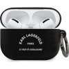 Karl Lagerfeld AirPods Pro cover Silicone RSG KLACAPSILRSGBK