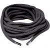Bondážne lano Japanese Silk Rope Black 10,5 m