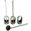 MAKRO - Kefa na WC set rôzne farby, umelá hmota / silikón, výška 50cm