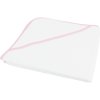 Kariban Osuška Kariban K124, 77x77cm, dětská COT20K12462299-white/pink UNI Bílá/růžová
