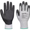 Portwest A124 Grip 13 PU 12 párov sivá/čierna 8 M