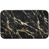 Čierna/v zlatej farbe kúpeľňová predložka 45x75 cm Aquamarbre – douceur d'intérieur