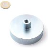 Neodymový magnetický úchyt so stopkou kruh Ø 75 v. 18/34 mm, závit M10, sila 282 kg
