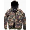 Vintage Industries ASHORE softshellová bunda s kapucňou - WOODLAND CAMO (Maskáčová softšelová vetrovka s kapucňou ASHORE od Vintage Industries má štýlový strih a je vhodná na každodenné nosenie v sych