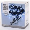LED vianočné svetlá 320 (studená biela) (320 LED biele/studené)