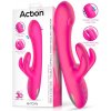 Action Antony Triple Function Double Tapping & Finger Wiggling Vibrator Pink